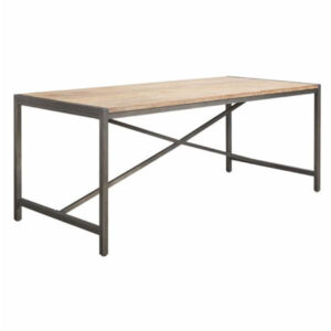 Living room rent furniture expats The Netherlands - industrial dining table